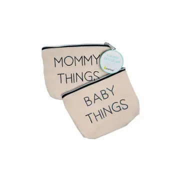 Mommy & Baby Travel Pouches-Set of 2