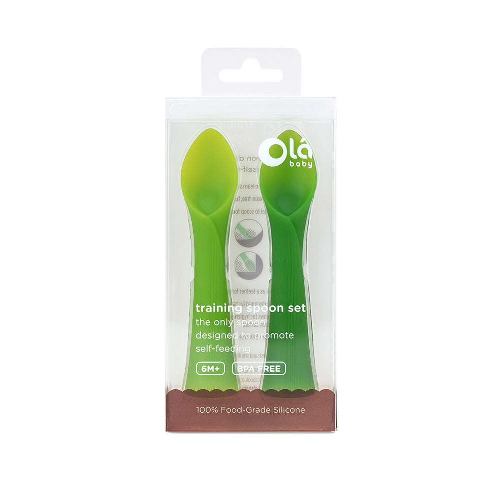 Olababy Training Spoon for Baby-Led Weaning (2-Pack)