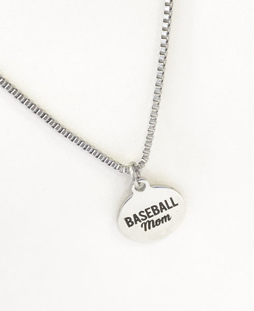 Baseball Mom Gifts, Baseball Mom Necklace, Baseball Mom Jewelry, Mother's Day Gifts, Proud Baseball Mom Gifts - The Everyday Things Boutique
