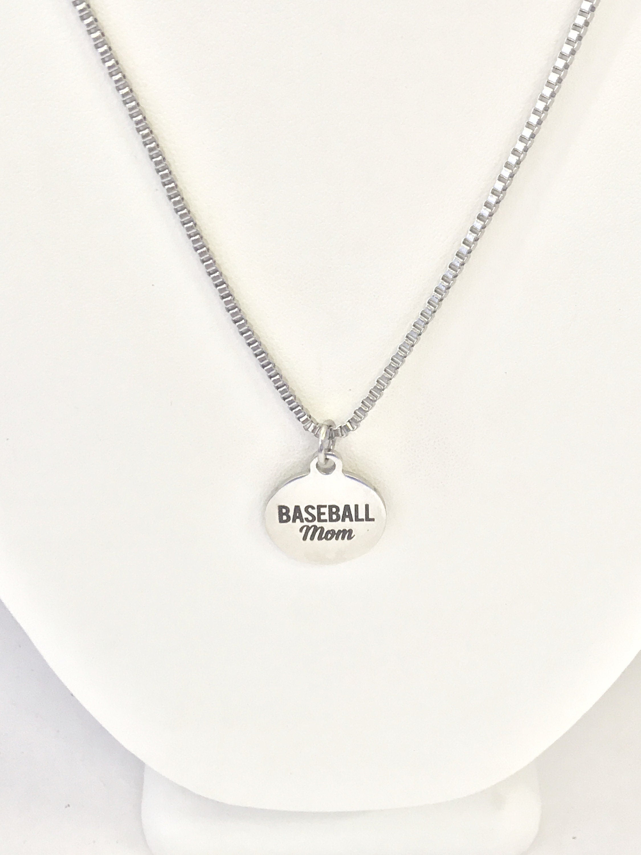 Baseball Mom Gifts, Baseball Mom Necklace, Baseball Mom Jewelry, Mother's Day Gifts, Proud Baseball Mom Gifts - The Everyday Things Boutique