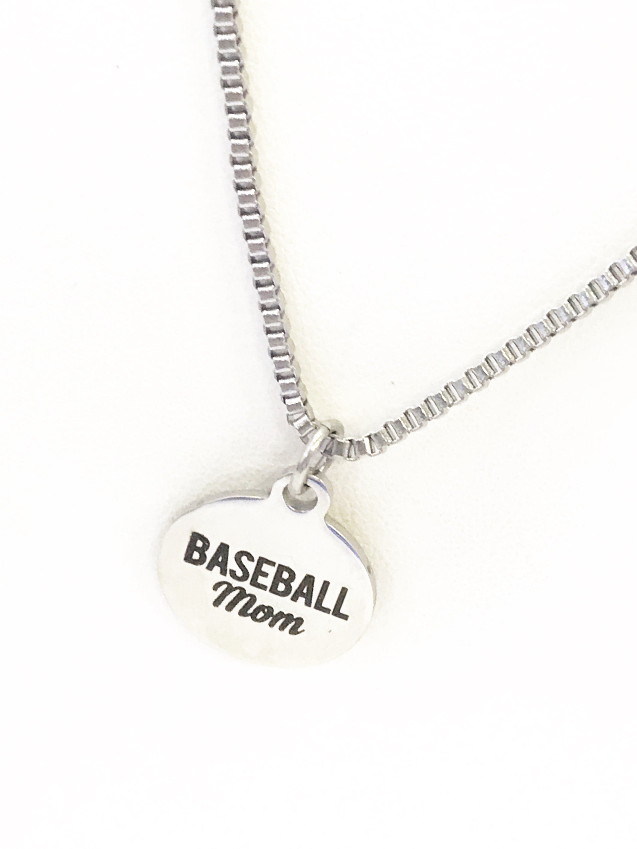 Baseball Mom Gifts, Baseball Mom Necklace, Baseball Mom Jewelry, Mother's Day Gifts, Proud Baseball Mom Gifts - The Everyday Things Boutique