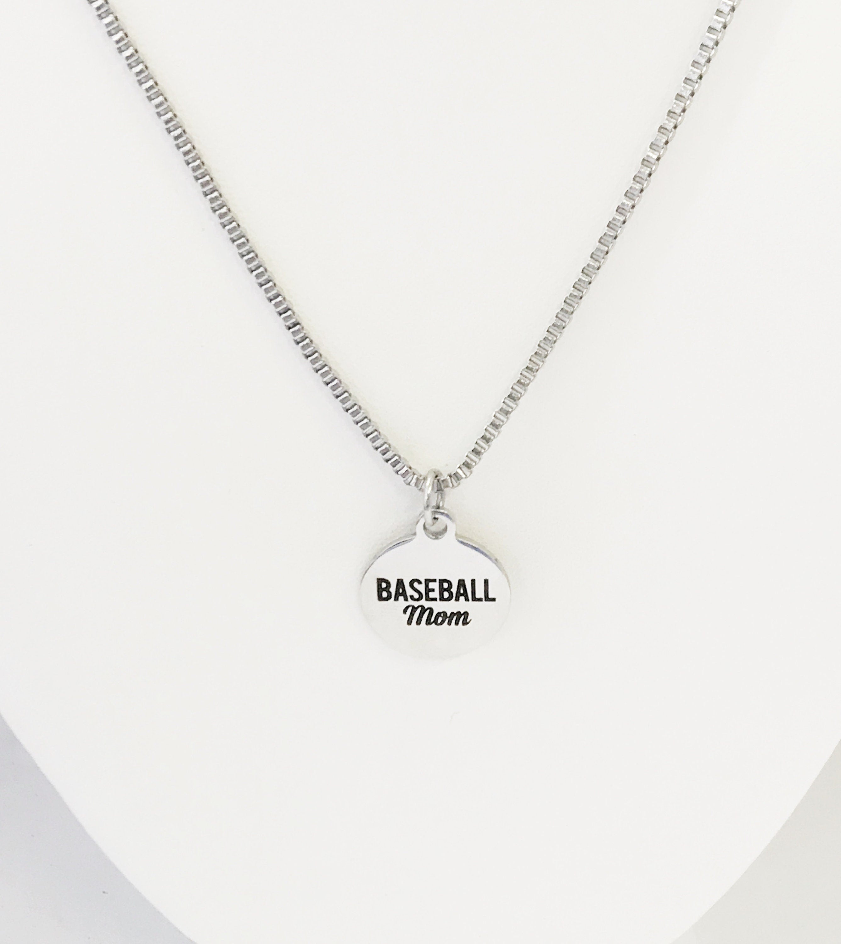 Baseball Mom Gifts, Baseball Mom Necklace, Baseball Mom Jewelry, Mother's Day Gifts, Proud Baseball Mom Gifts - The Everyday Things Boutique