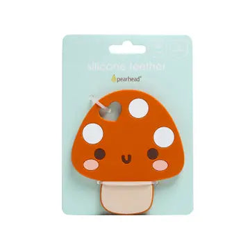 Mushroom Silicone Baby Teether, BPA Free