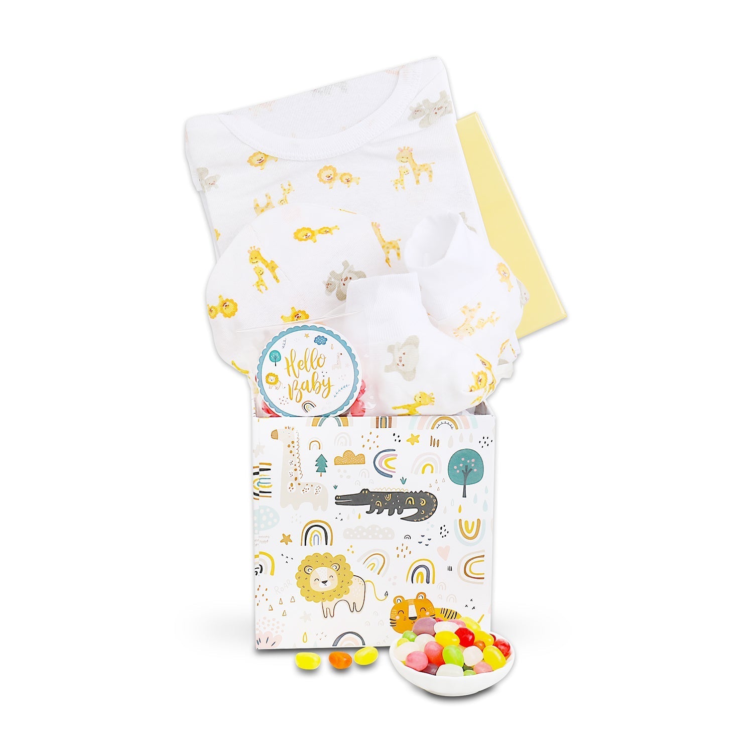 It's a Jungle Out There New Baby Gift Basket - The Everyday Things Boutique