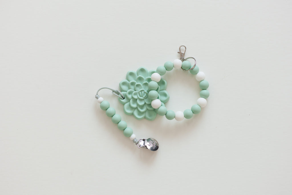 Mommy and Me Bundle // Aqua Succulent - The Everyday Things Boutique