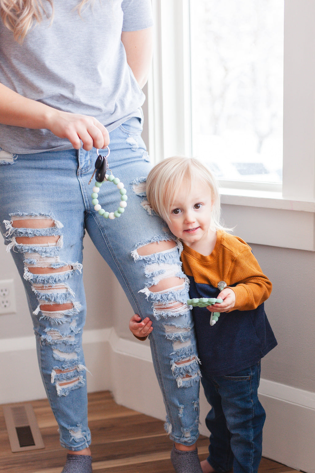 Mommy and Me Bundle // Aqua Succulent - The Everyday Things Boutique