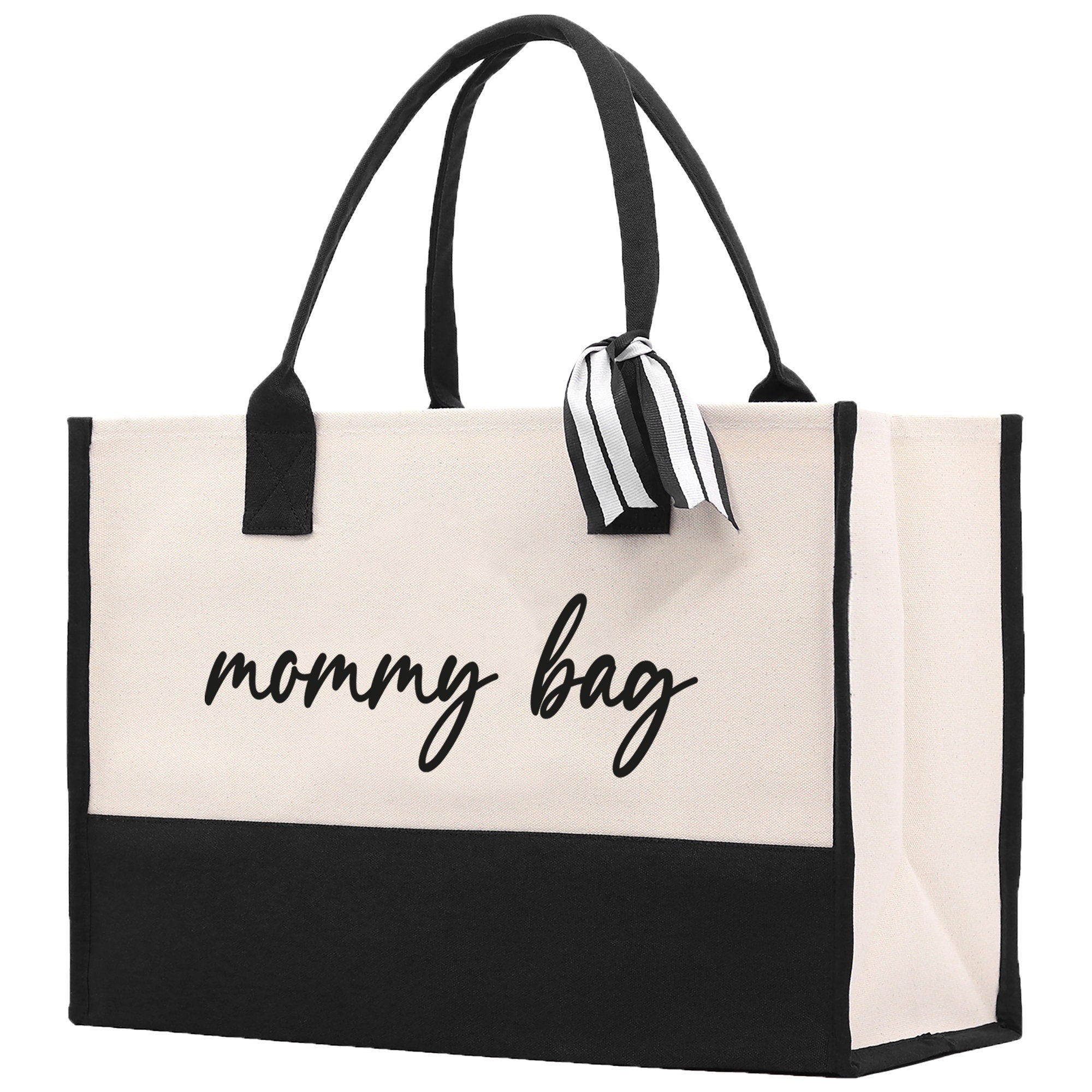 Mommy Bag Canvas Tote Bag Mama Tote Mom Stuff Bag Mommy Bag Dog Mom Gift Dog Mom Bag Mom Shopping Bag Mom Gift Best Mom Ever Bag - The Everyday Things Boutique