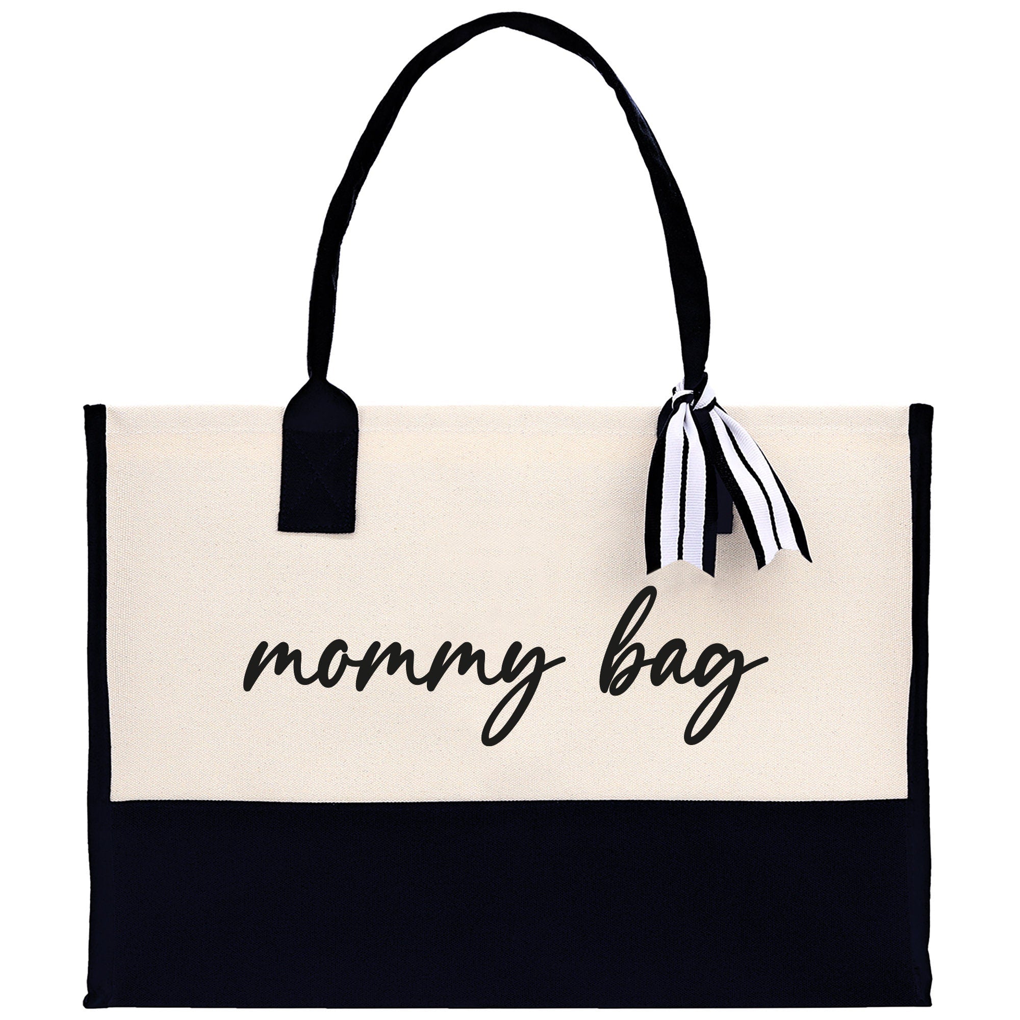 Mommy Bag Canvas Tote Bag Mama Tote Mom Stuff Bag Mommy Bag Dog Mom Gift Dog Mom Bag Mom Shopping Bag Mom Gift Best Mom Ever Bag - The Everyday Things Boutique
