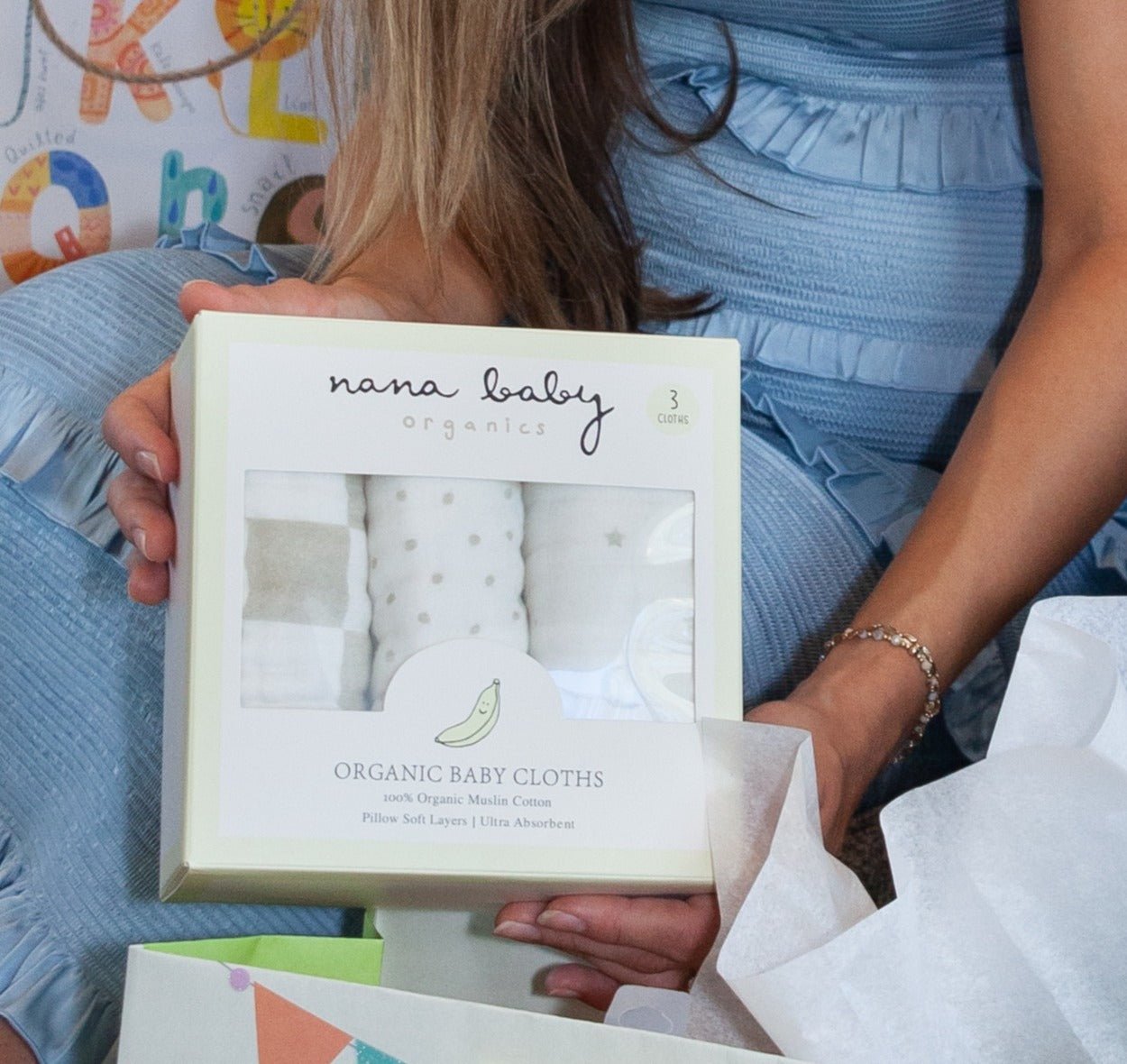 ORGANIC MUSLIN BURP CLOTHS, 3 PACK (IVORY + OATMEAL) - The Everyday Things Boutique
