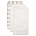 ORGANIC MUSLIN BURP CLOTHS, 3 PACK (IVORY + OATMEAL) - The Everyday Things Boutique