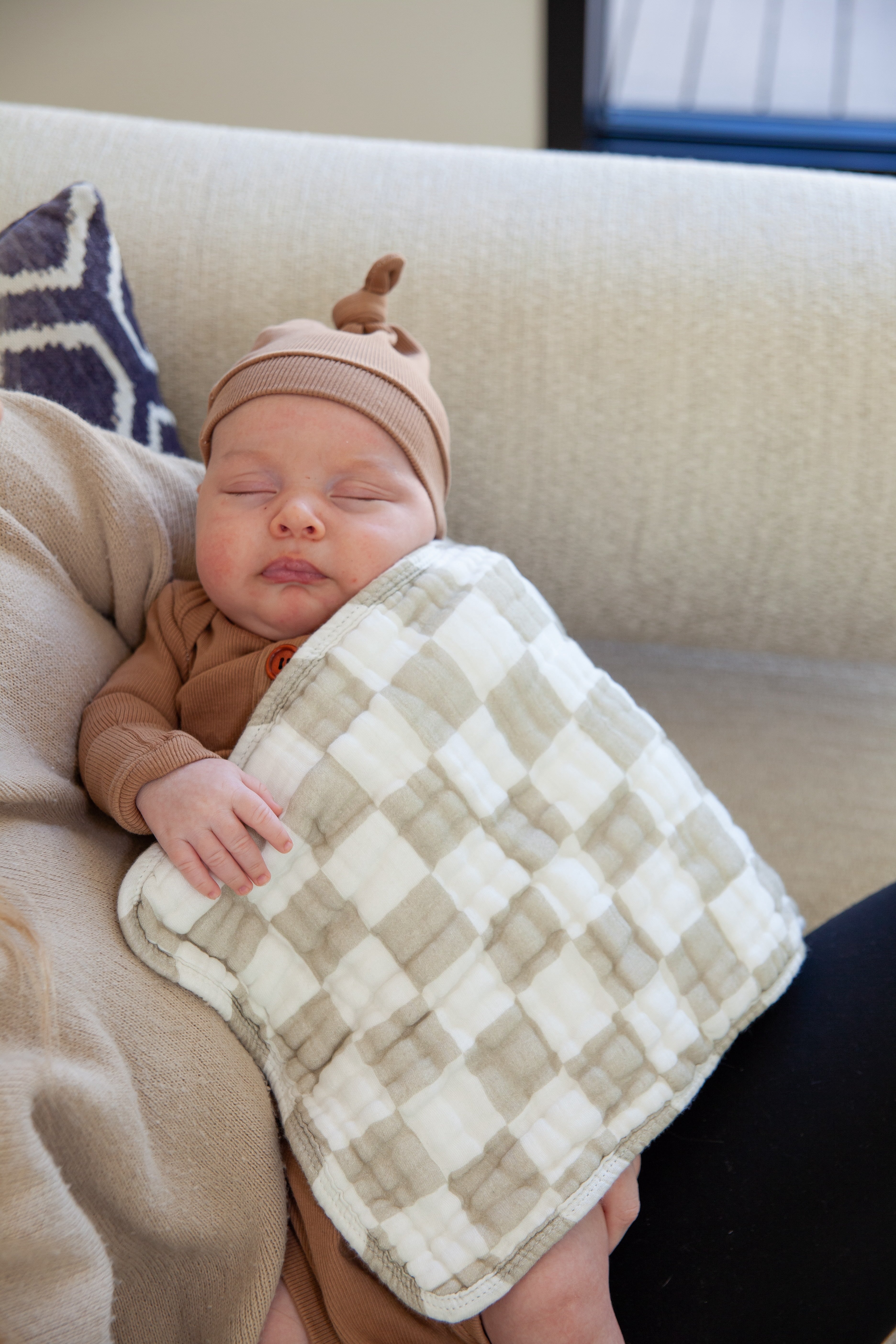 ORGANIC MUSLIN BURP CLOTHS, 3 PACK (IVORY + OATMEAL) - The Everyday Things Boutique