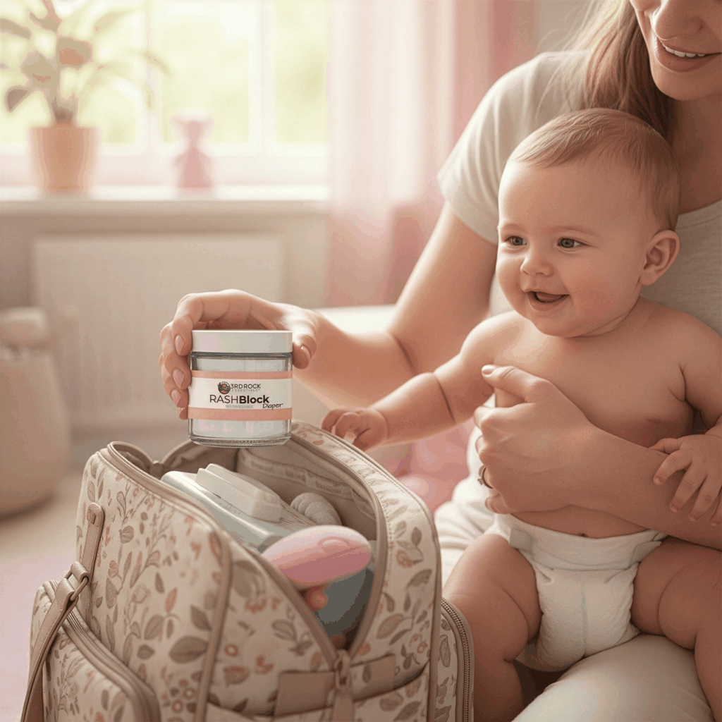 RASHBlock® Diaper 75ppm Silver Diaper Care Ointment - Water Soluble 3 oz - The Everyday Things Boutique
